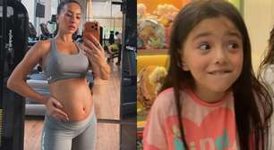 Sabrina Sato mostra reações da filha às opções de nomes para bebê com Nicolas Prattes