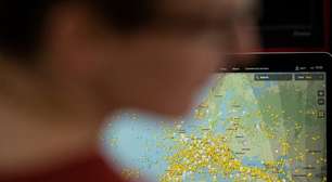 Avião militar norte-americano voa em direção a Moscou, diz 'Flightradar24'