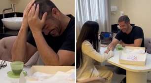 Sidney Sampaio fica aos prantos ao descobrir que será pai novamente: 'Milagre da vida'