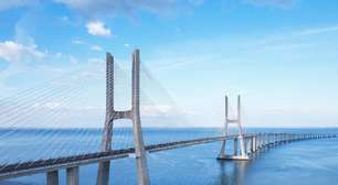 A maior ponte da Europa tem nome de time brasileiro: a gigante de 17 km que corta o Tejo, desafoga Lisboa e virou símbolo de progresso