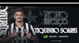 Botafogo anuncia o retorno de Tiquinho