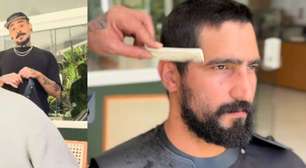 Adeus, cabelo comprido! A transformação visual de Renato Góes para entrar de vez como Heitor na novela 'Quem Ama Cuida'