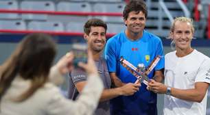 Rafael Matos e Orlando Luz brincam após conquistas de Masters: 'Que continue a tempestade'
