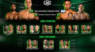 LMC 2 reúne ex-UFC, duelo internacional e nova geração do MMA nesta sexta-feira