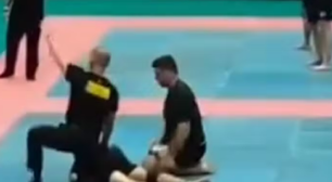 Atleta faixa preta de jiu-jitsu perde movimentos após sofrer golpe ilegal em torneio no Paraná