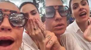 Luana Piovani mostra encontro com Ana Paula Renault e surpreende com recado: 'Cuidado'