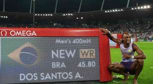 Alison dos Santos, Torcedor do São Paulo, quebra recorde mundial