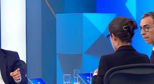 Candidato Renan Santos fala em 'banho de sangue' e apavora Renata e Tralli no 'JN'