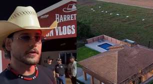 Casa com 500m² e 4 quartos, celeiro de 400m², usina solar de 12kW e nem é uma fazenda: o rancho milionário do suposto affair de Ana Castela, Cesar Rincon; expulso da Festa do Peão de Barretos após confusão tem propriedade de luxo em SC