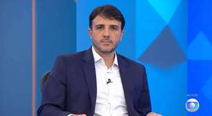 Candidato defende 'banho de sangue' e reação de Tralli e Renata Vasconcellos surpreende