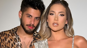 Virginia Fonseca e Zé Felipe trocam brincadeiras na web e cantor 'boca de sacola' expõe item íntimo da influenciadora deixado em apartamento: 'Tem até gel'