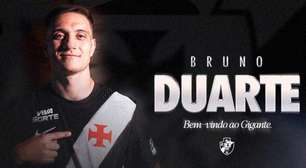 Vasco anuncia a contratação do atacante Bruno Duarte até 2028