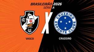 Vasco x Cruzeiro: onde assistir, escalações e arbitragem
