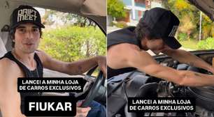 Fiuk abre loja de carros após revelar crise financeira e problemas familiares