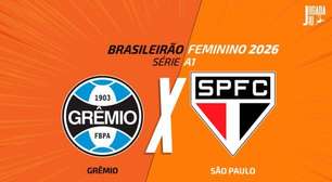 Grêmio x São Paulo (Feminino): onde assistir, escalações e arbitragem