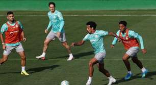 Paulinho faz tratamento, e Palmeiras treina antes de duelo com o Mirassol