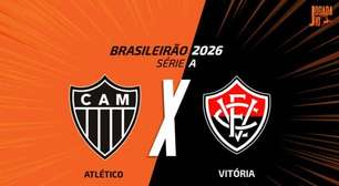 Atlético x Vitória: onde assistir, escalações e arbitragem
