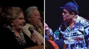 Mãe de Sérgio Mallandro faz plateia gargalhar ao revelar que já 'enterrou' cinco maridos