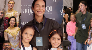 Mini-Ivetes? Ivete Sangalo faz aparição rara com as filhas gêmeas, Marina e Helena, em passeio no Cirque du Soleil; fotos!