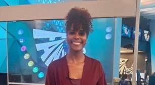 Mamãe de primeira viagem, Maju Coutinho exibe barriga de grávida no 'Fantástico'