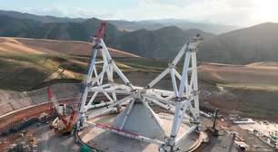 A China terá um radiotelescópio de 110 metros com precisão extrema: poderá apontar para o equivalente a uma bola a 3,3 km