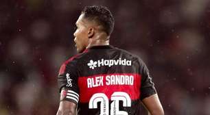 Alex Sandro regride em recuperação e segue como baixa no Flamengo