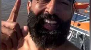 'Homem-Peixe' reaparece vivo nadando após desaparecer na Baía do Marajó, no Pará