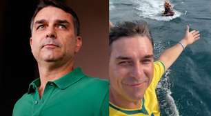 Flávio Bolsonaro participa de 'motociata' seguida de 'barqueata' em Angra dos Reis: 'Pura festa'