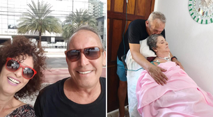'Quem ama, cuida e luta': marido de mulher com mesma doença de Lito largou emprego para cuidar da esposa