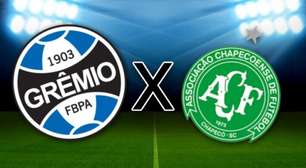 Grêmio x Chapecoense no Brasileirão: onde assistir ao vivo, horário e escalação
