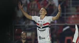 A declaração de Gustavo Santana após marcar seu primeiro gol pelo São Paulo