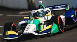 Caio Collet disputa maratona de duas provas no oval de Milwaukee da Indycar neste domingo após paralisação da primeira corrida pela chuva