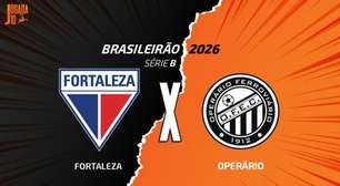 Fortaleza x Operário, AO VIVO, com a Voz do Esporte, às 18h