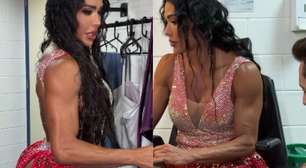 Momento entre Gracyanne e namorado nos bastidores do 'Domingão' repercute: 'Nossa'