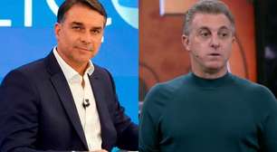 Flávio Bolsonaro entrega 'podre' de Luciano Huck e gera climão no 'Jornal Nacional'