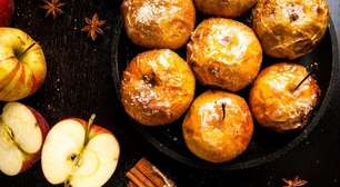 Maçã com canela assada na airfryer: saudável, simples e irresistível