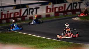 Francisco Rocha cruza linha de chegada da WSK Final Cup dentro do Top 10 na OK