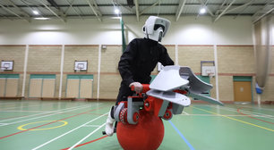 Youtuber cria moto com esferas (ou 'bola de pilates') no lugar das rodas