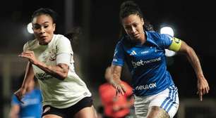 Corinthians marca no fim, vence Cruzeiro e abre vantagem no Brasileiro Feminino