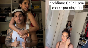 Gizelly Bicalho se casa em segredo com Cauê Fantin e surpreende fãs nas redes sociais