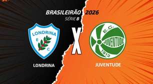 Londrina x Juventude, AO VIVO, com a Voz do Esporte, às 18h