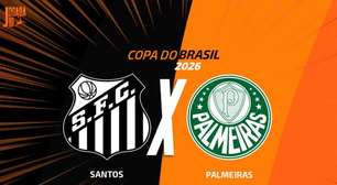 Santos x Palmeiras: onde assistir, escalações e arbitragem