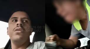 Vídeo mostra motorista de aplicativo sendo atacado com tesoura por passageira após discussão na Bahia