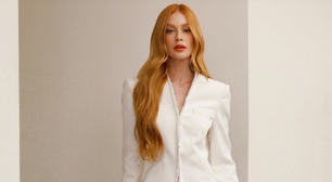 Marina Ruy Barbosa aposta em look branco para entrevista com Sadi e revela frase de ex sobre sucesso e maternidade