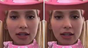 Virginia Fonseca faz piada com Ana Castela ao surgir com filtro de 'Boiadeira' em live