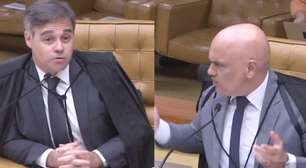 Relembre o bate-boca entre Moraes e Mendonça em julgamento do 8/1 no STF em 2023: 'Tenha dó'
