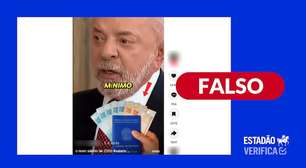 Salário mínimo não será reajustado para R$ 2,2 mil em setembro; vídeo de Lula foi feito com IA
