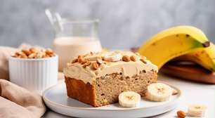 Torta gelada de banana e pasta de amendoim: sobremesa saudável, cremosa e impossível de resistir