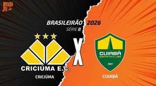 Criciúma x Cuiabá: onde assistir, escalações e arbitragem
