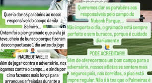 Palmeiras provoca Neymar com publicação sobre gramado sintético: 'Clube com menor número de lesões'
